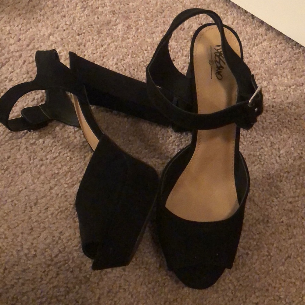 Black heels